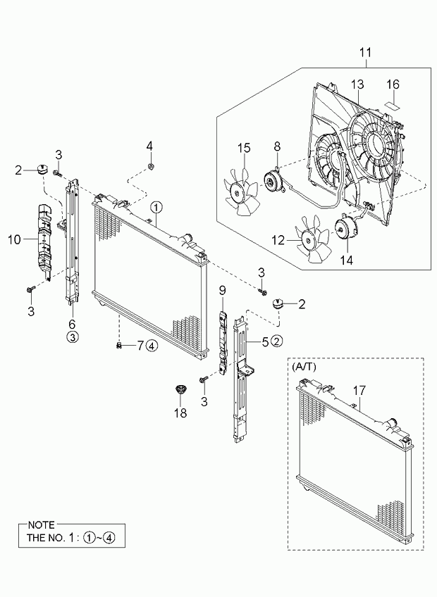 KIA 252313E600 - Вентилятор, охолодження двигуна autozip.com.ua