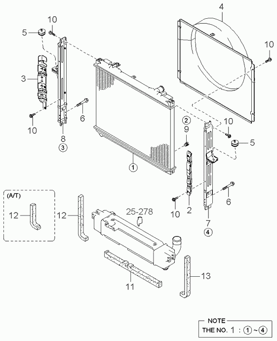 Hyundai 25311-3E030 - Радіатор, охолодження двигуна autozip.com.ua