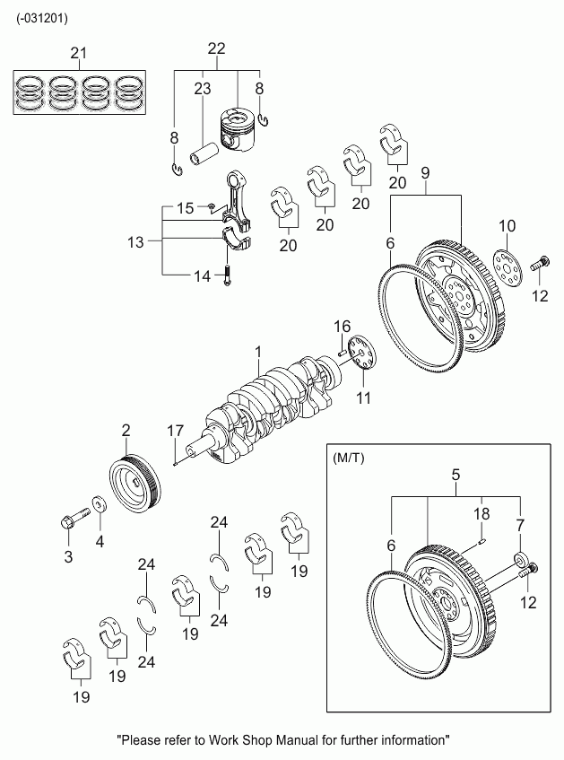 KIA 230404A910 - Комплект поршневих кілець autozip.com.ua