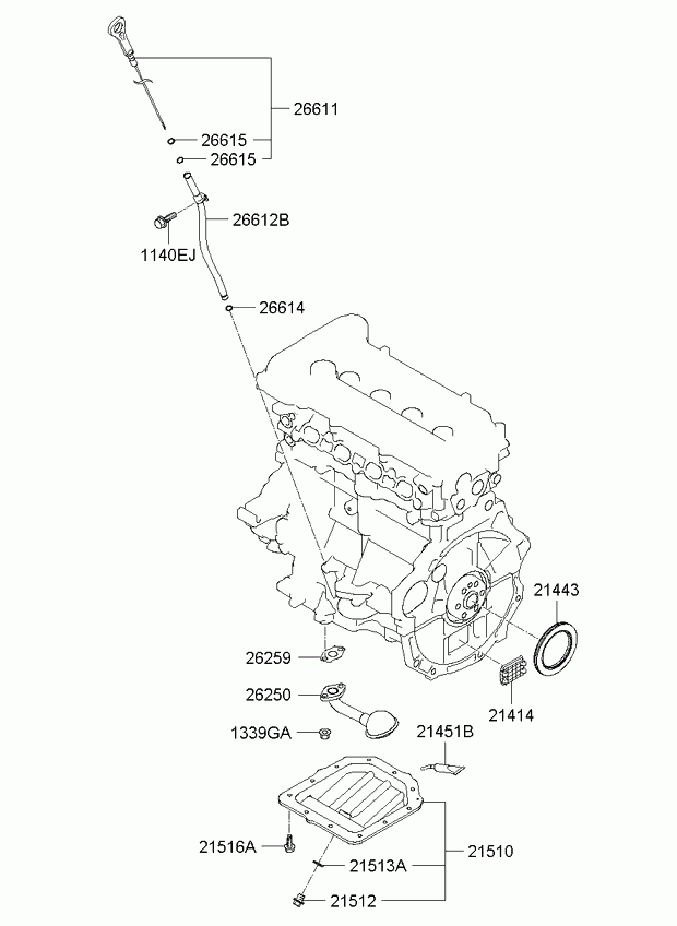 Hyundai 21443-2B000 - Ущільнене кільце, колінчастий вал autozip.com.ua