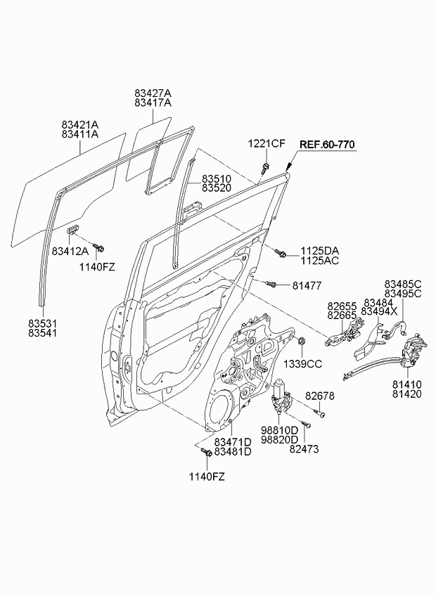 KIA 83450-3W000 - Електродвигун, склопідйомник autozip.com.ua