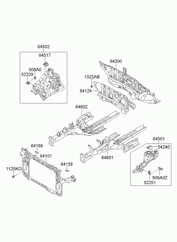 Hyundai 641013U000 - Облицювання передка autozip.com.ua