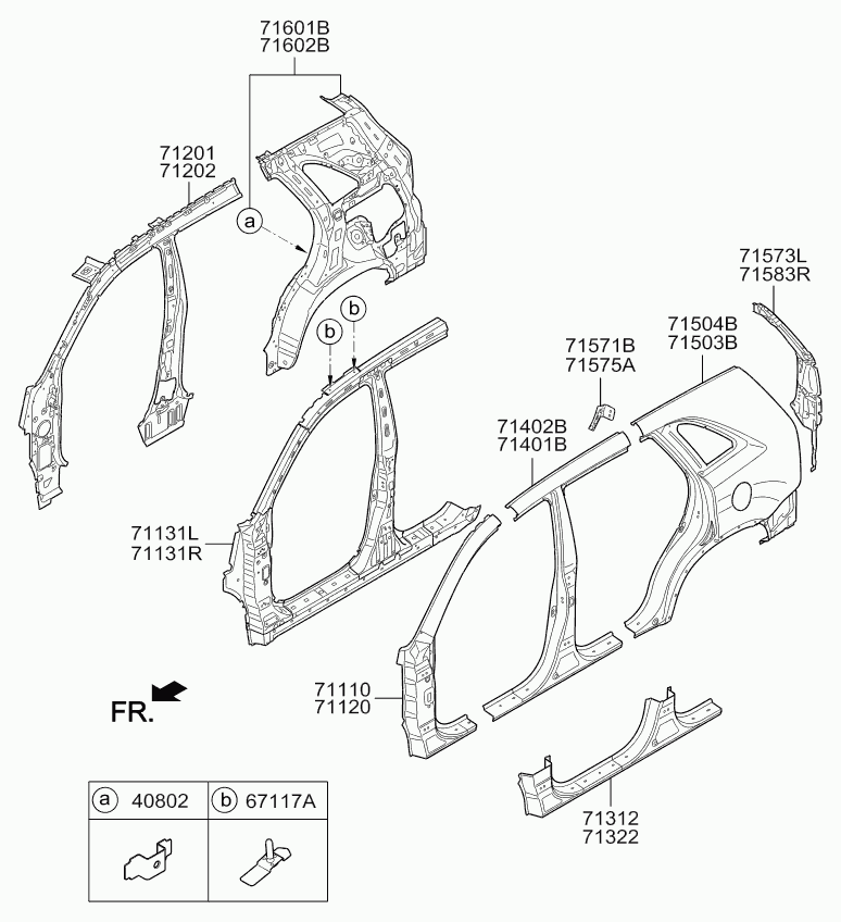 KIA 715032PC00 - Крило autozip.com.ua