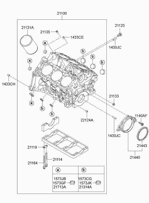 Hyundai 21134-37310 - Гільза циліндра autozip.com.ua