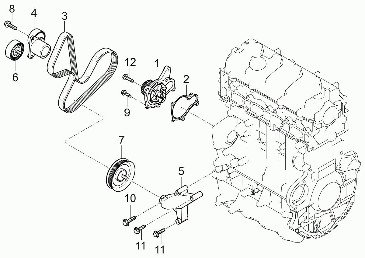 KIA 2528827000 - Паразитний / провідний ролик, поліклиновий ремінь autozip.com.ua