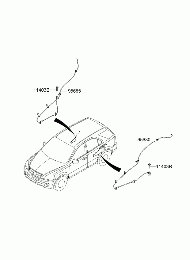 KIA 956813E310 - Датчик ABS, частота обертання колеса autozip.com.ua