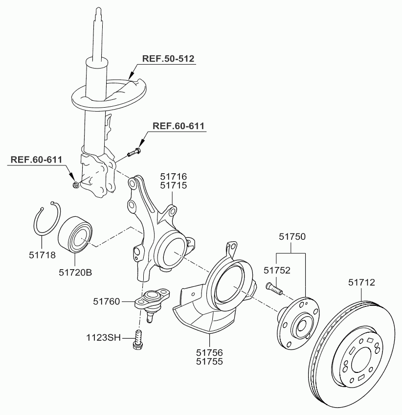 Hyundai 51712 1D100 - Гальмівний диск autozip.com.ua