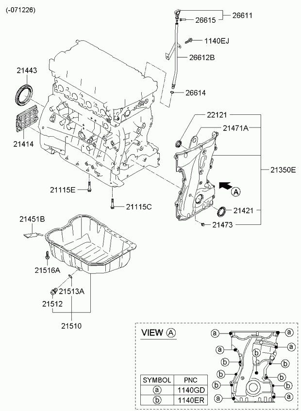 KIA 21421-25001 - Ущільнене кільце, колінчастий вал autozip.com.ua