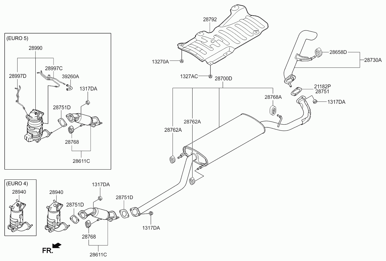 Hyundai 28768-44000 - Втулка, стабілізатор autozip.com.ua