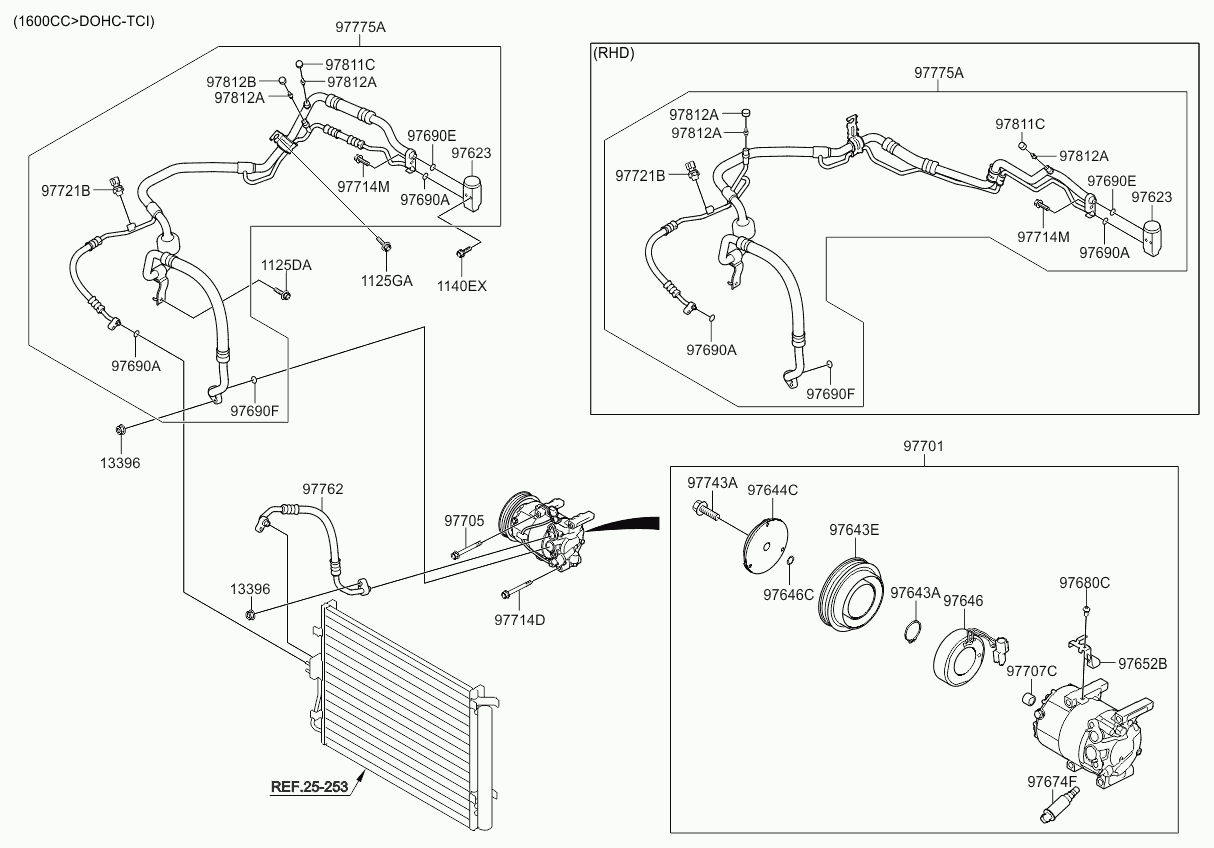 KIA 97721-3K000 - Пневматичний вимикач, кондиціонер autozip.com.ua