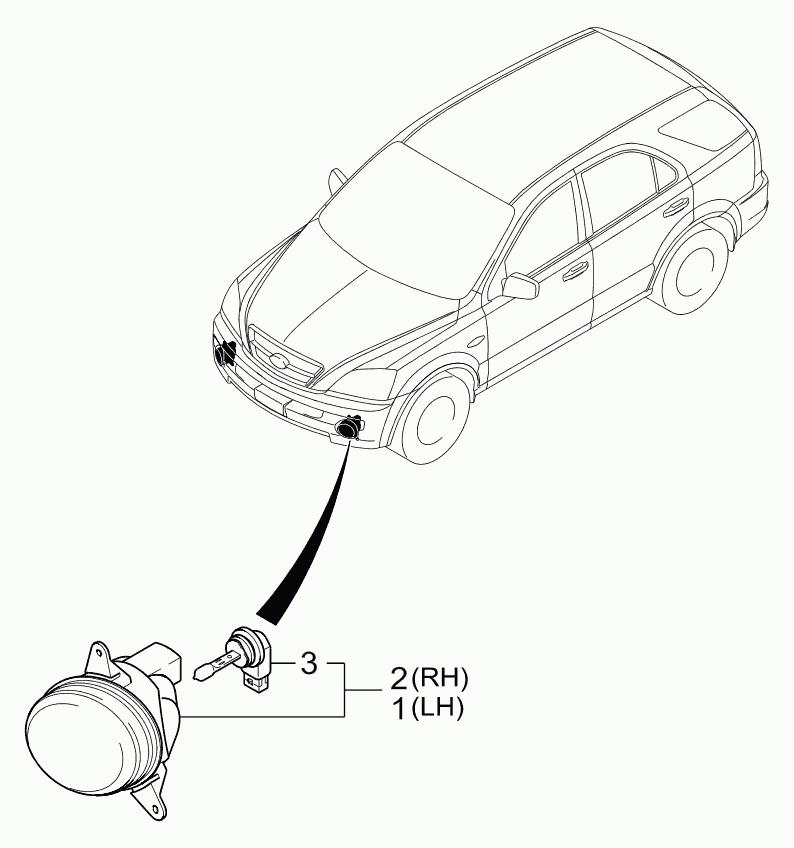 KIA 922013E010 - Противотуманная фара autozip.com.ua