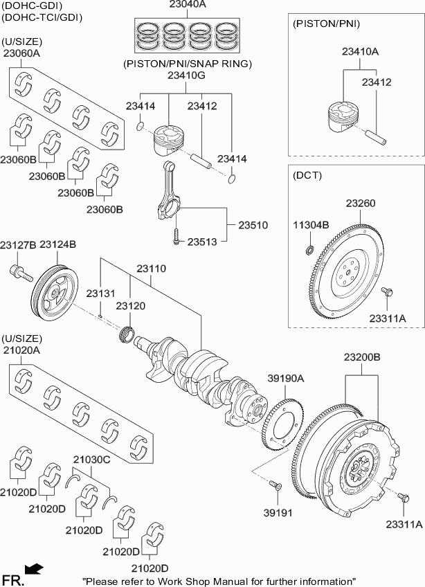 KIA 23260-2B710 - Маховик autozip.com.ua