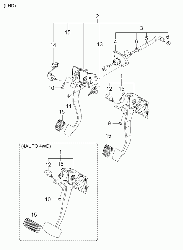 KIA 93810 38100 - Вимикач ліхтаря сигналу гальмування autozip.com.ua