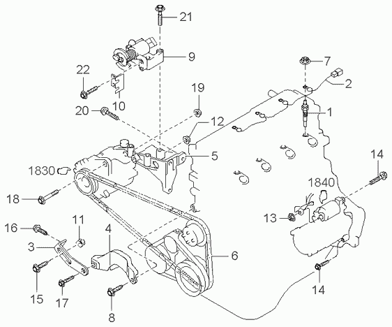 Hyundai 0K05418381 - Клиновий ремінь autozip.com.ua