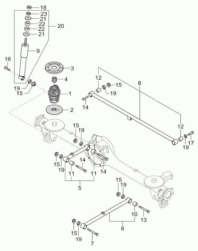 KIA 0K01P-28700 - Амортизатор autozip.com.ua