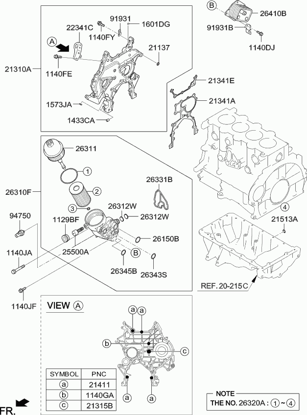 Hyundai 263202A501 - Фільтр масляний autozip.com.ua