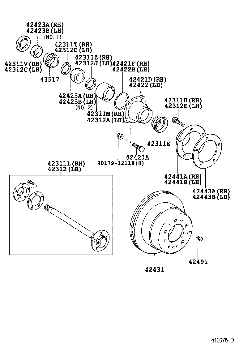 TOYOTA 4243160221 - Гальмівний диск autozip.com.ua