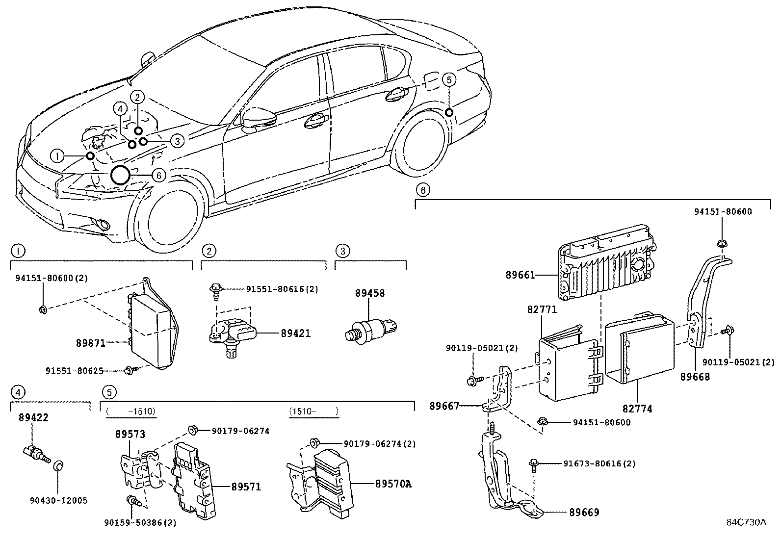 Subaru 89422 33030 - Датчик, температура охолоджуючої рідини autozip.com.ua