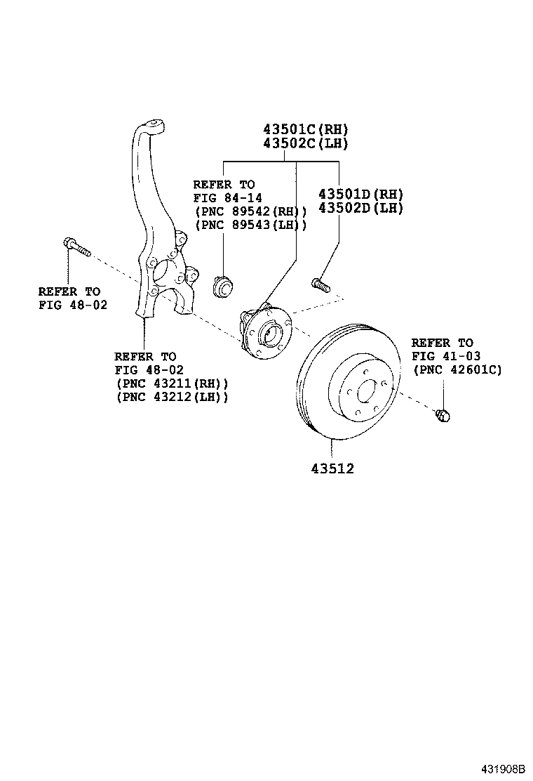 TOYOTA 43560-30010 - Комплект підшипника маточини колеса autozip.com.ua