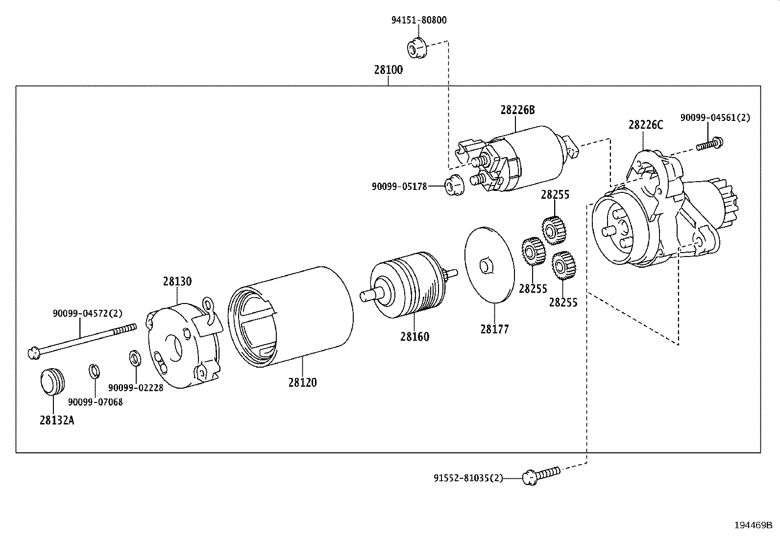 TOYOTA 28100 20022 - Стартер autozip.com.ua