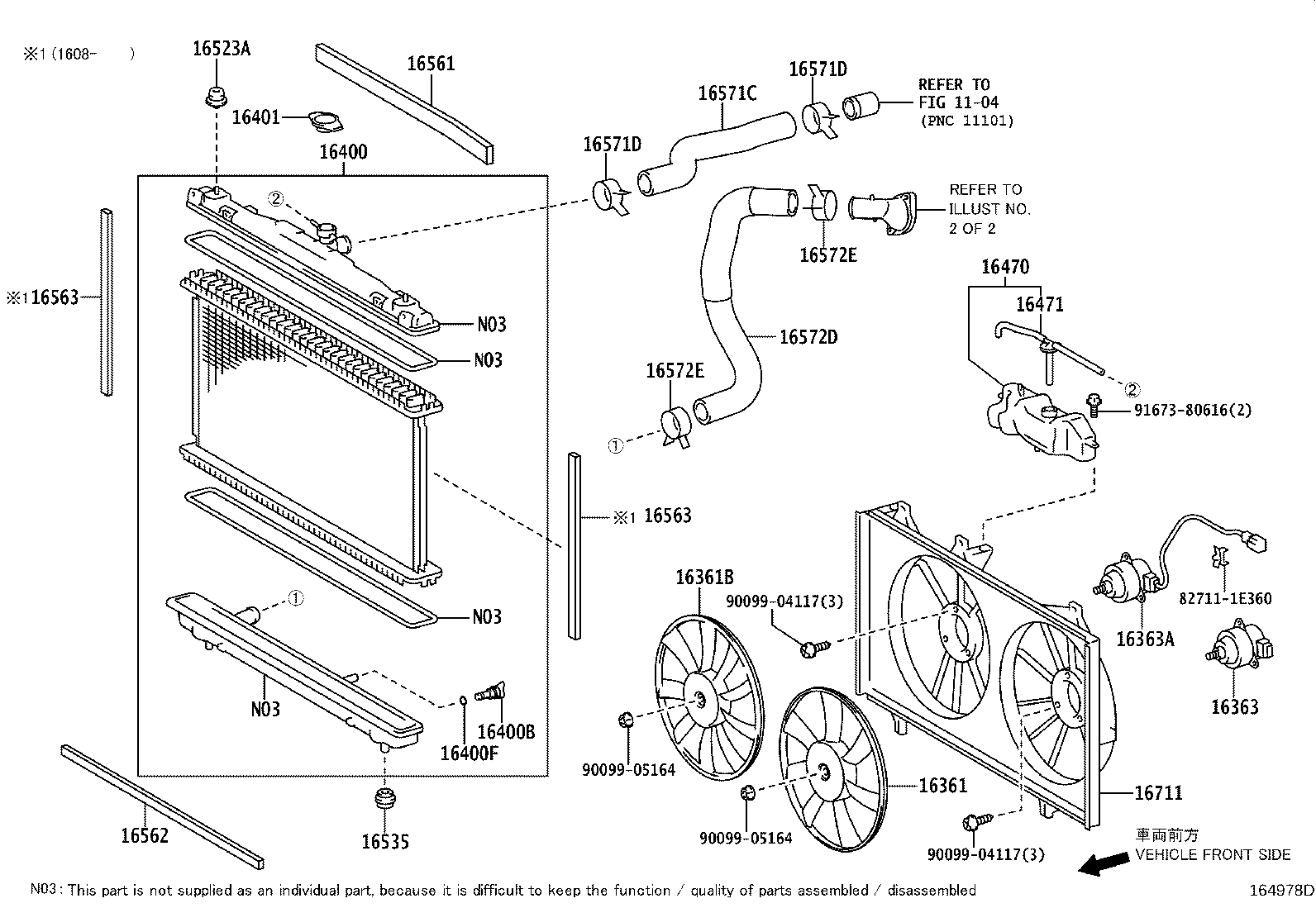 LEXUS 16400-36230 - Радіатор, охолодження двигуна autozip.com.ua