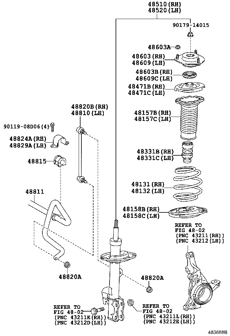 LEXUS 4815733072 - Пильник амортизатора, захисний ковпак autozip.com.ua