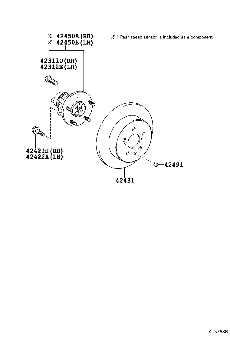 LEXUS 4243133150 - Гальмівний диск autozip.com.ua