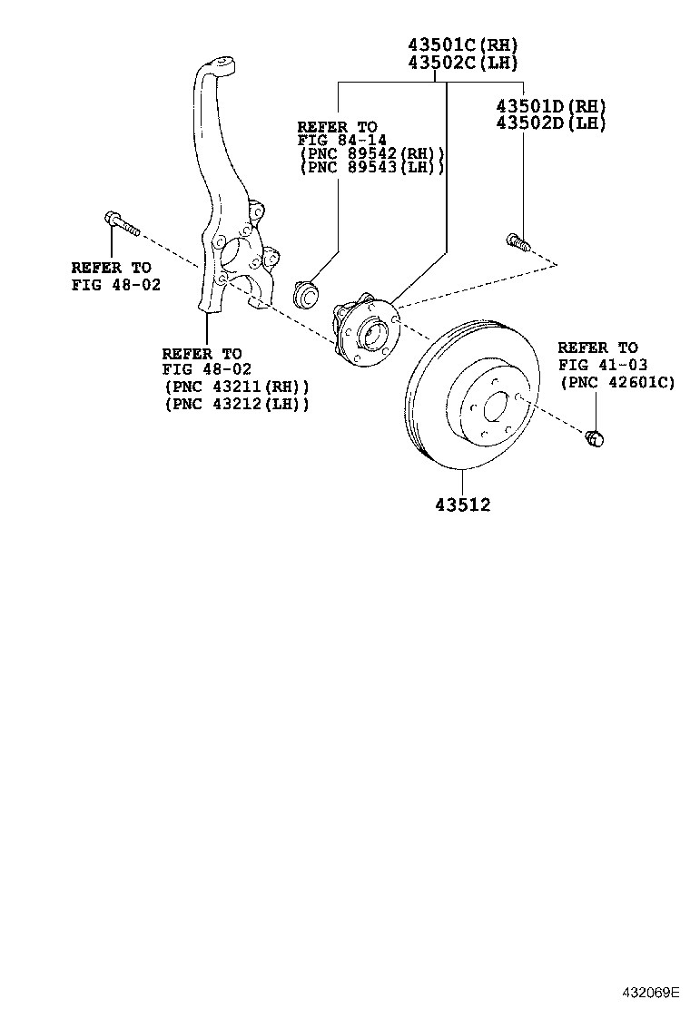 TOYOTA 43512 30310 - Гальмівний диск autozip.com.ua