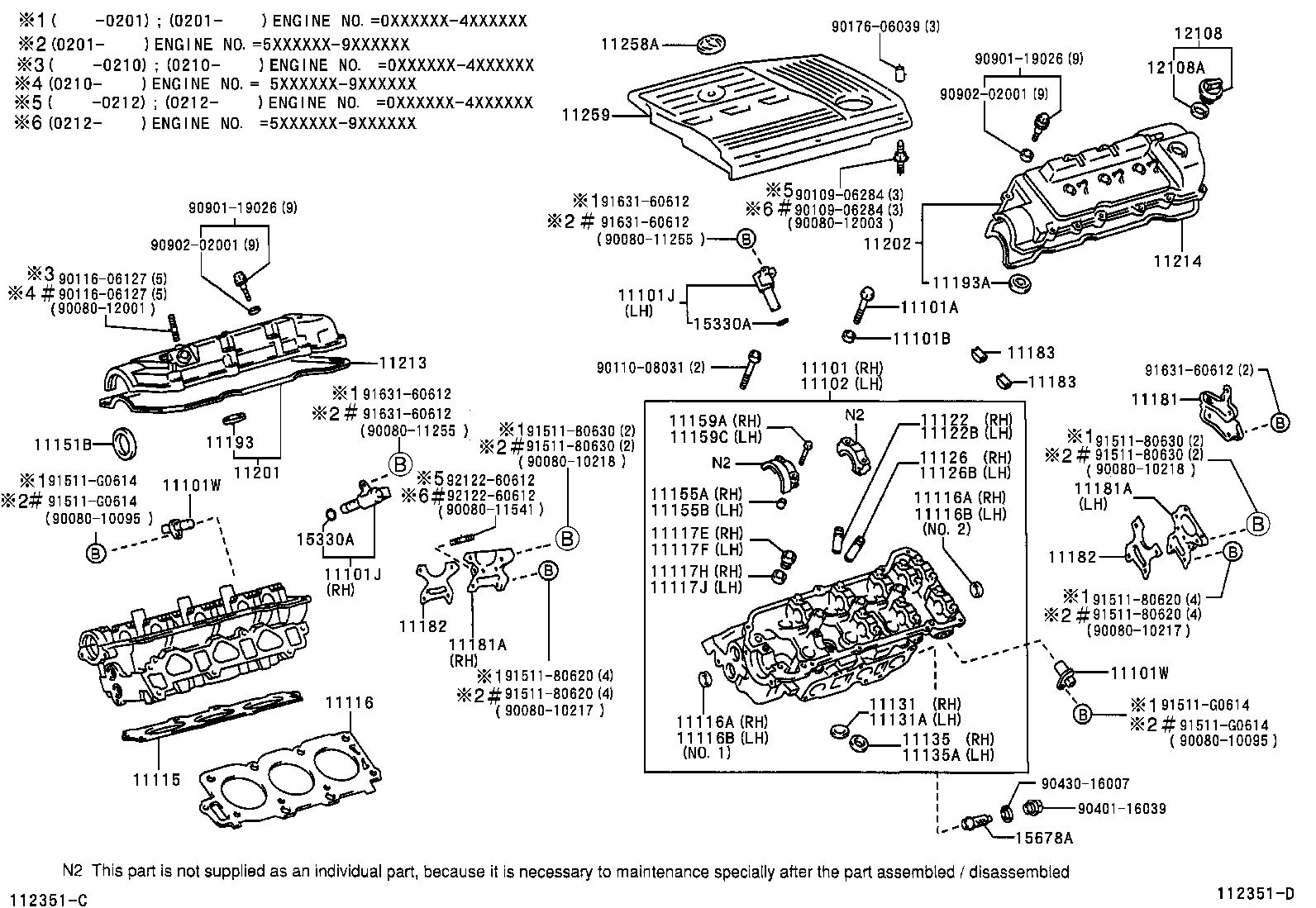 TOYOTA 11213-20030 - Прокладка, кришка головки циліндра autozip.com.ua