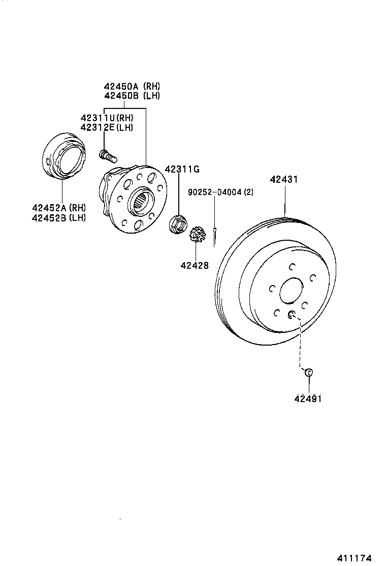 TOYOTA 9094202070 - Болт кріплення колеса autozip.com.ua