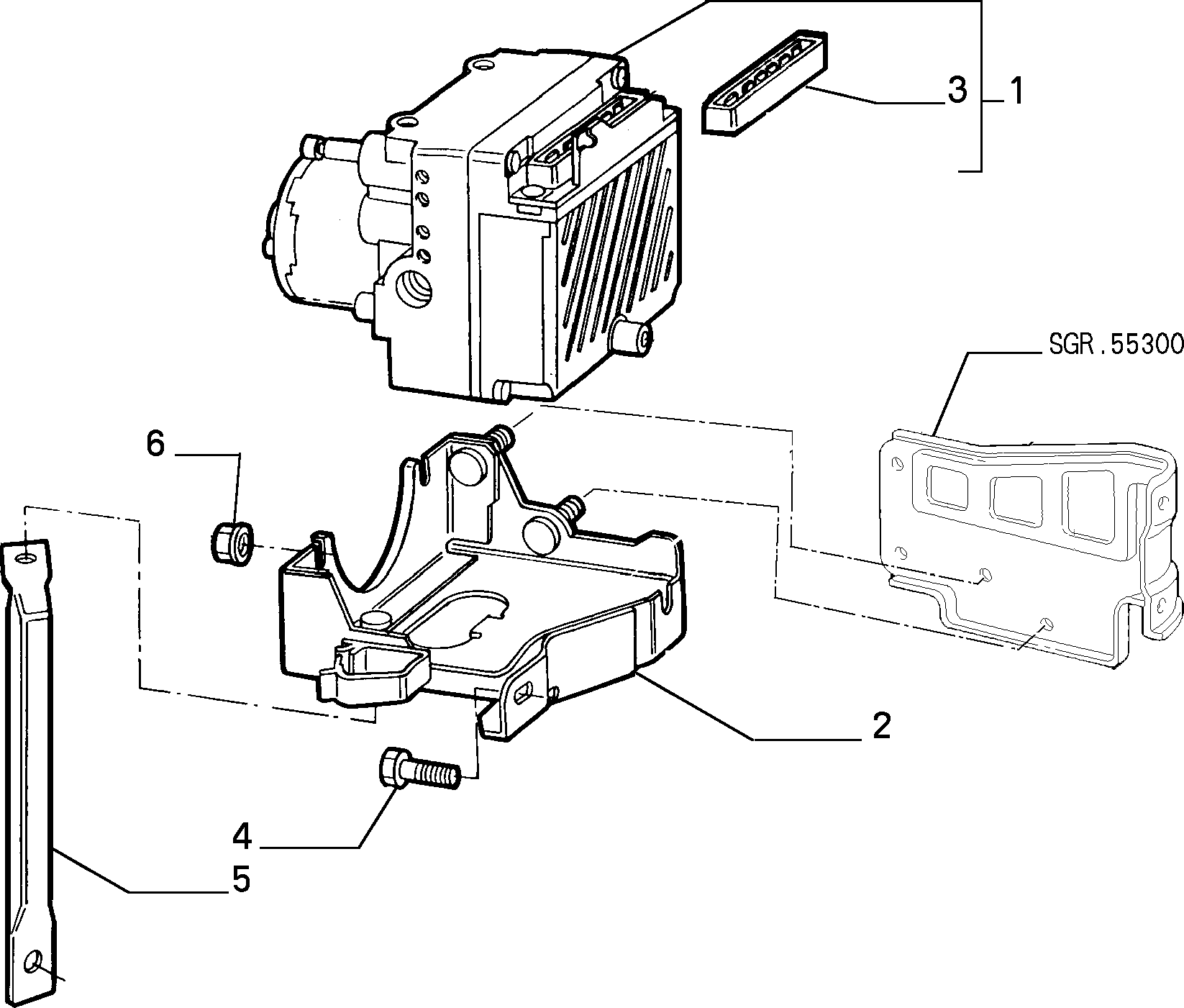 Lancia 71711252 - Комплект приладу управління autozip.com.ua