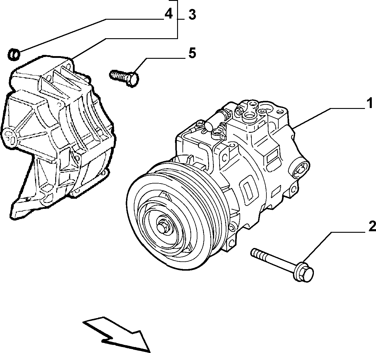 FIAT 46775094 - Компресор, кондиціонер autozip.com.ua