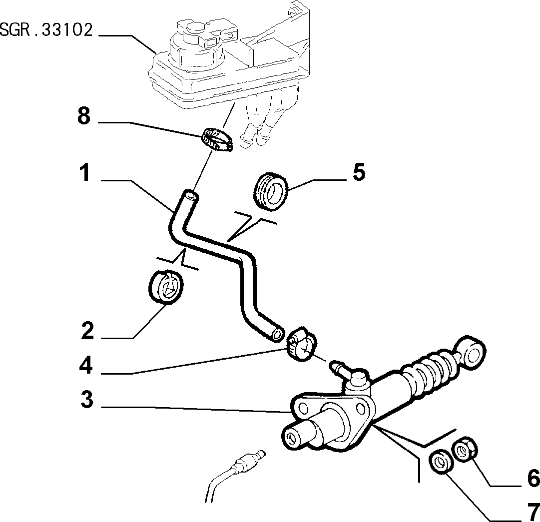 FIAT 46424868 - Головний циліндр, система зчеплення autozip.com.ua