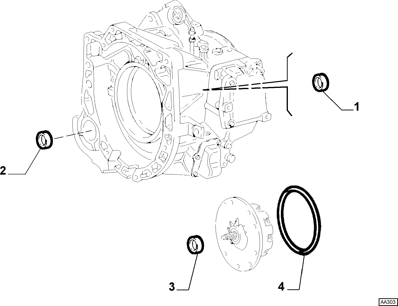 Alfarome/Fiat/Lanci 77362436 - Прокладка, масляний насос autozip.com.ua