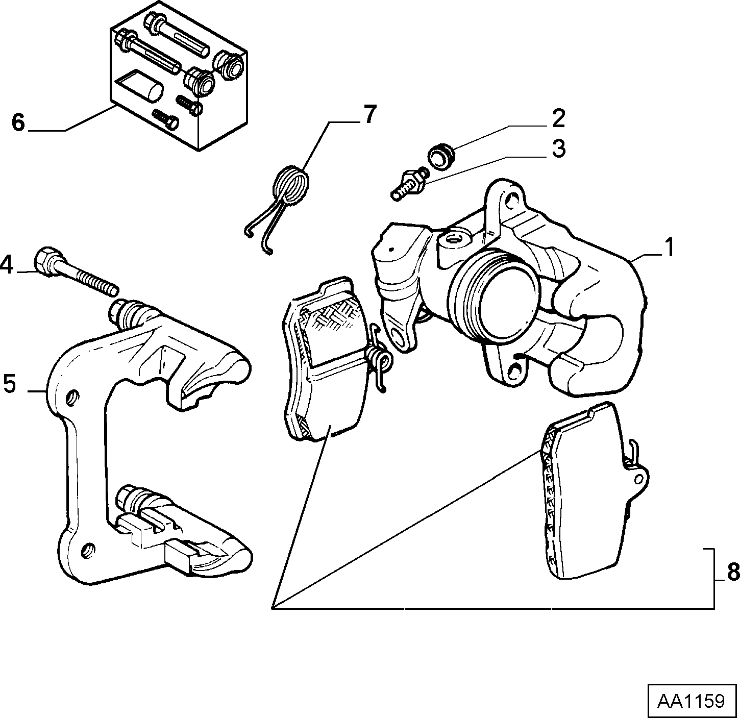 Honda 9404252328 - Гальмівні колодки, дискові гальма autozip.com.ua