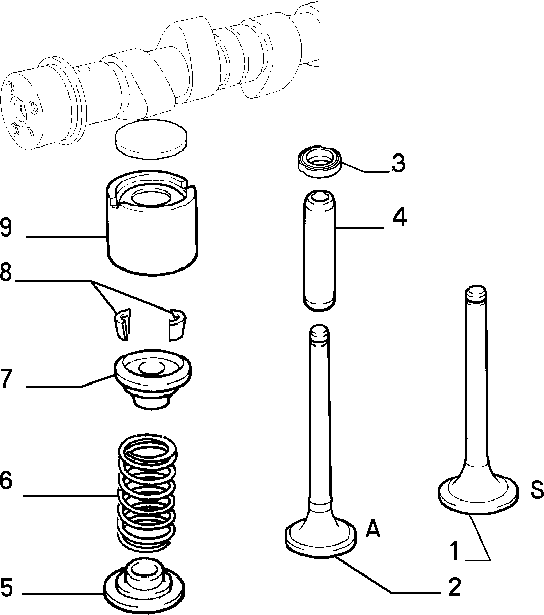 Opel 46 750 859 - Впускний клапан autozip.com.ua