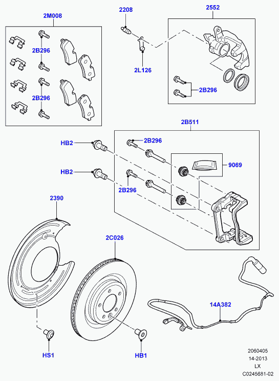 Rover LR033295 - Сигналізатор, знос гальмівних колодок autozip.com.ua