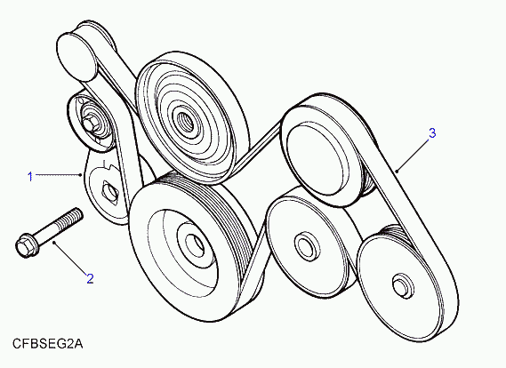 Land Rover PQS 1015 10 - Поліклиновий ремінь autozip.com.ua