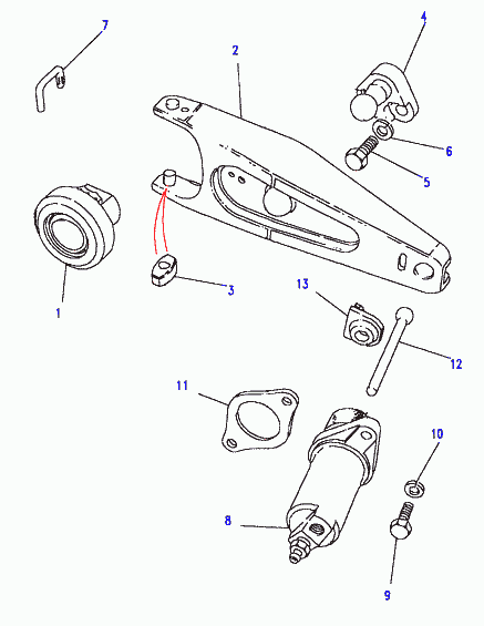 Rover 591 231 - Робочий циліндр, система зчеплення autozip.com.ua