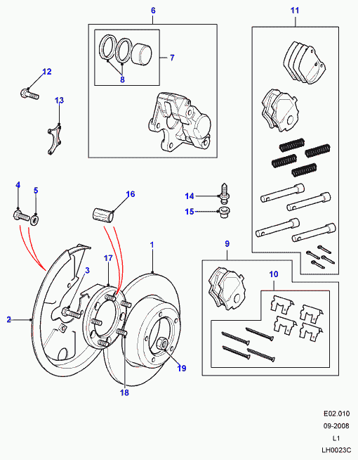 Rover SDB100980 - Гальмівний диск autozip.com.ua