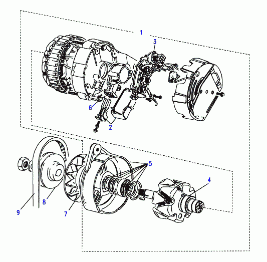 Land Rover RTC5671 - Випрямляч, генератор autozip.com.ua