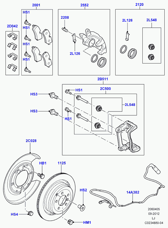 Land Rover SMN500040 - Комплект направляючої гільзи autozip.com.ua