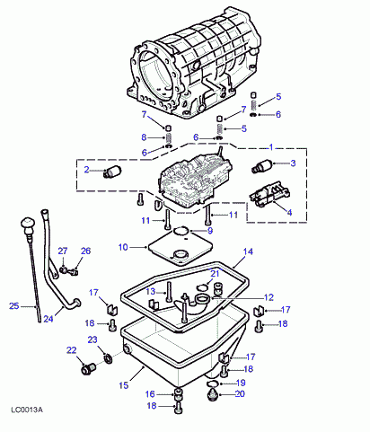 Land Rover RTC 4268 - Прокладка, масляний піддон автоматичної коробки передач autozip.com.ua