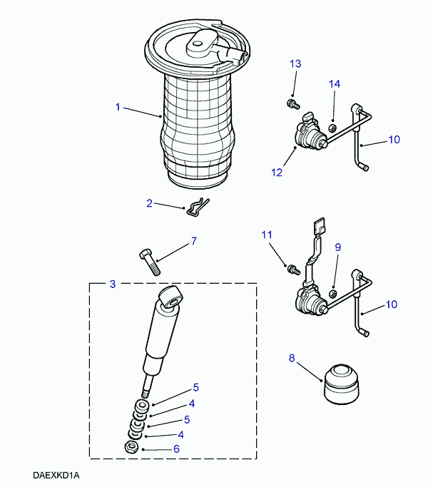 Rover STC3671 - Амортизатор autozip.com.ua