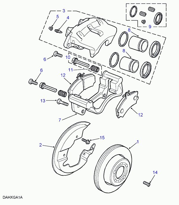 ROVER/AUSTIN STC 1916 - Гальмівний супорт autozip.com.ua