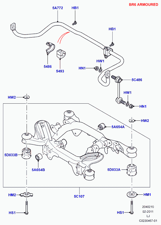 Land Rover RGD000131 - Тяга / стійка, стабілізатор autozip.com.ua