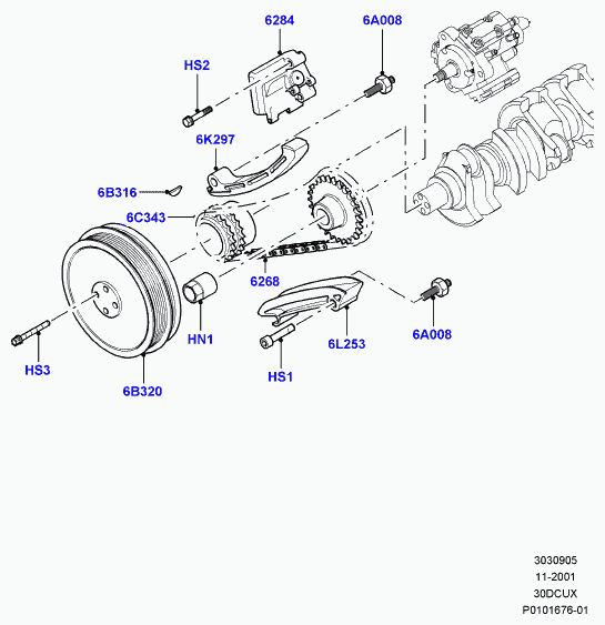 Rover LHG000100 - Pulley - Crankshaft, L322 Range Rover autozip.com.ua