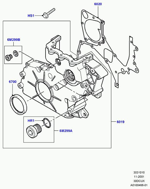 Rover LUF100530L - Кільце ущільнювача autozip.com.ua