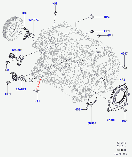 Rover LR025670 - Ущільнене кільце, колінчастий вал autozip.com.ua