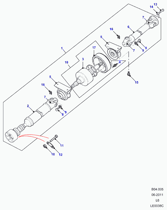 Land Rover TVF100000 - Карданний шарнір з хрестовиною autozip.com.ua